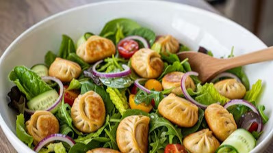 The Ultimate Momo Salad: A Fresh Fun and Filling Girl Dinner Idea