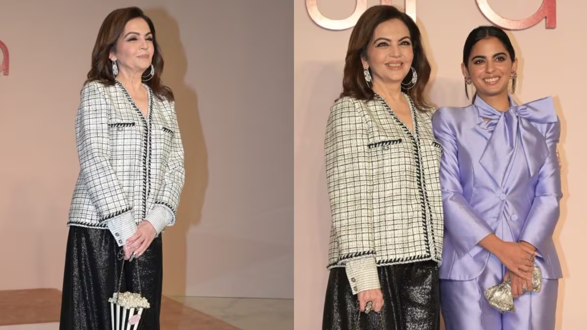 Traditional Meets Contemporary: Nita and Isha Ambanis Style Statements at School Event