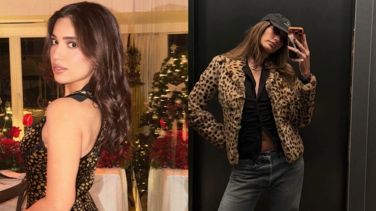 Wild & Luxe: From Hailey Biebers Leopard Print Flex to Bhumi Pednekars Velvet Glam